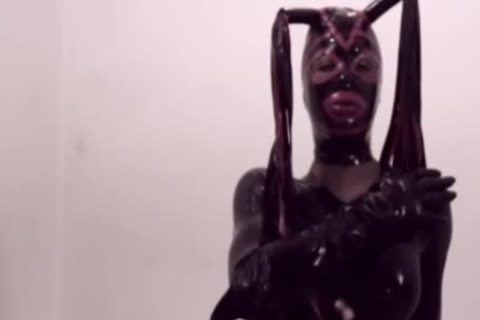 horny black sheboy In Latex